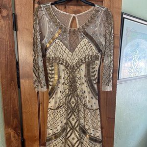 Beaded, Fitted  Dress